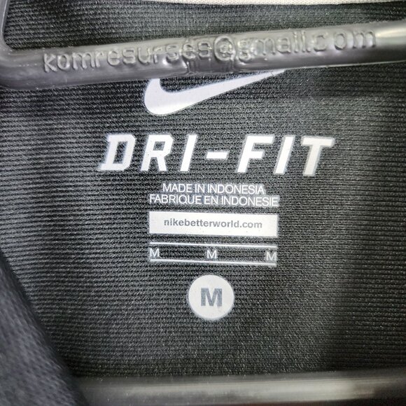 Men's Nike OSU Dri-Fit Polo Shirt Short Sleeve Black & Orange Oklahoma State M - Picture 6 of 11